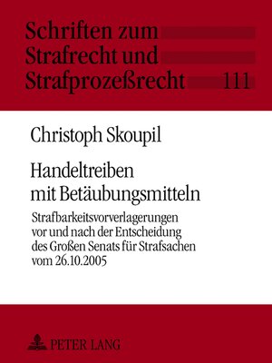 cover image of Handeltreiben mit Betäubungsmitteln